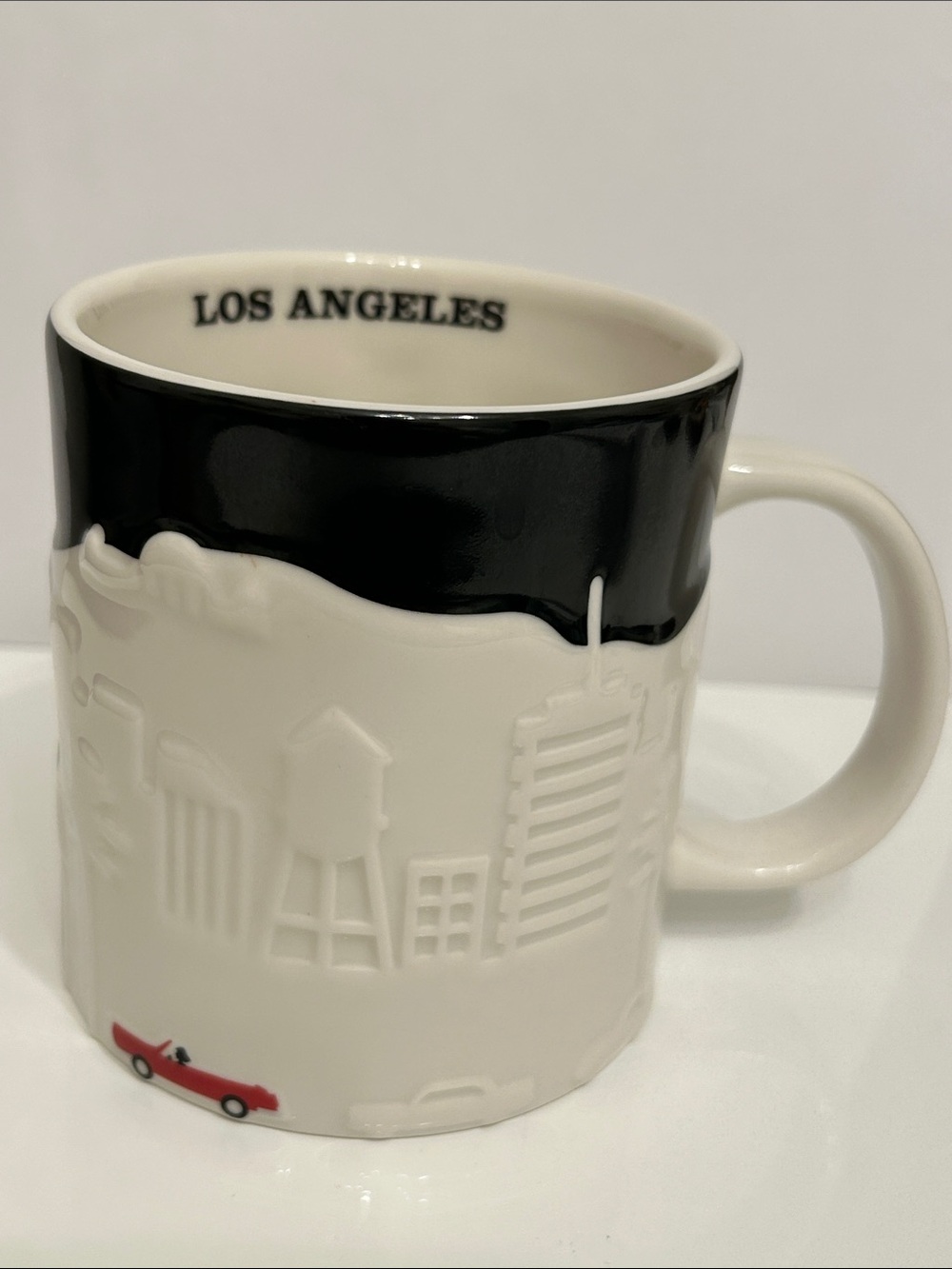 Starbucks 2013 Los Angeles Skyline Embossed Ceramic Mug